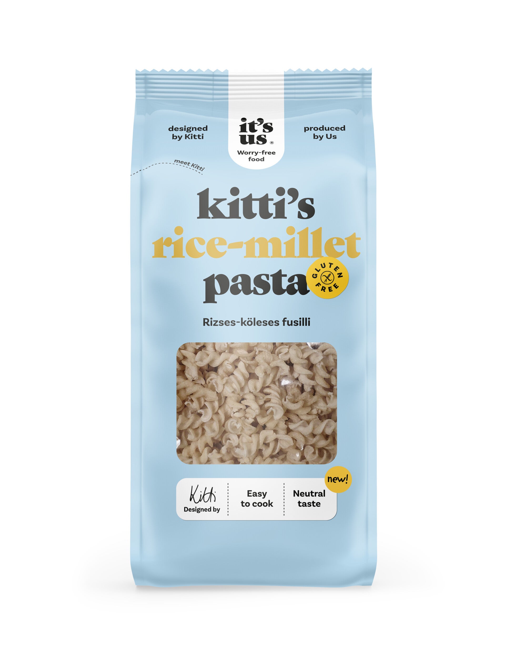 Kitti's Reis-Hirse Fusilli - 200g