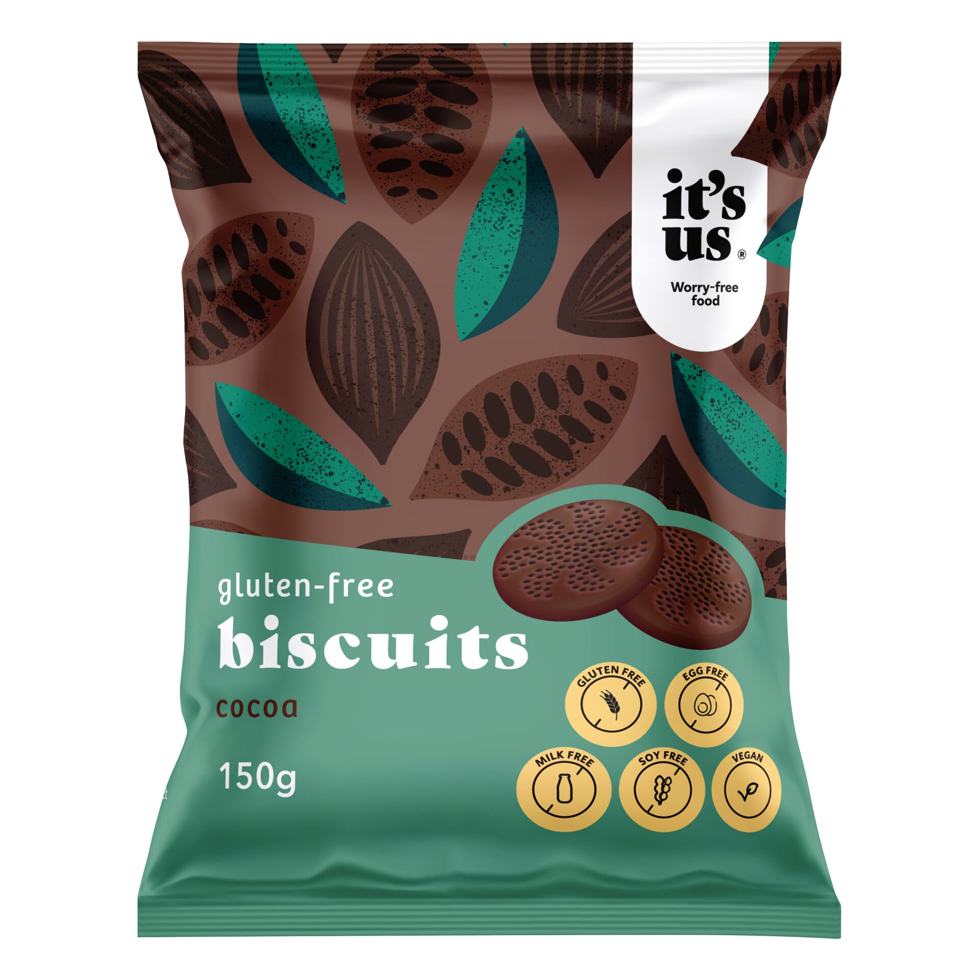 It's Us Mürbeteigkekse, Kakaogeschmack – 150g