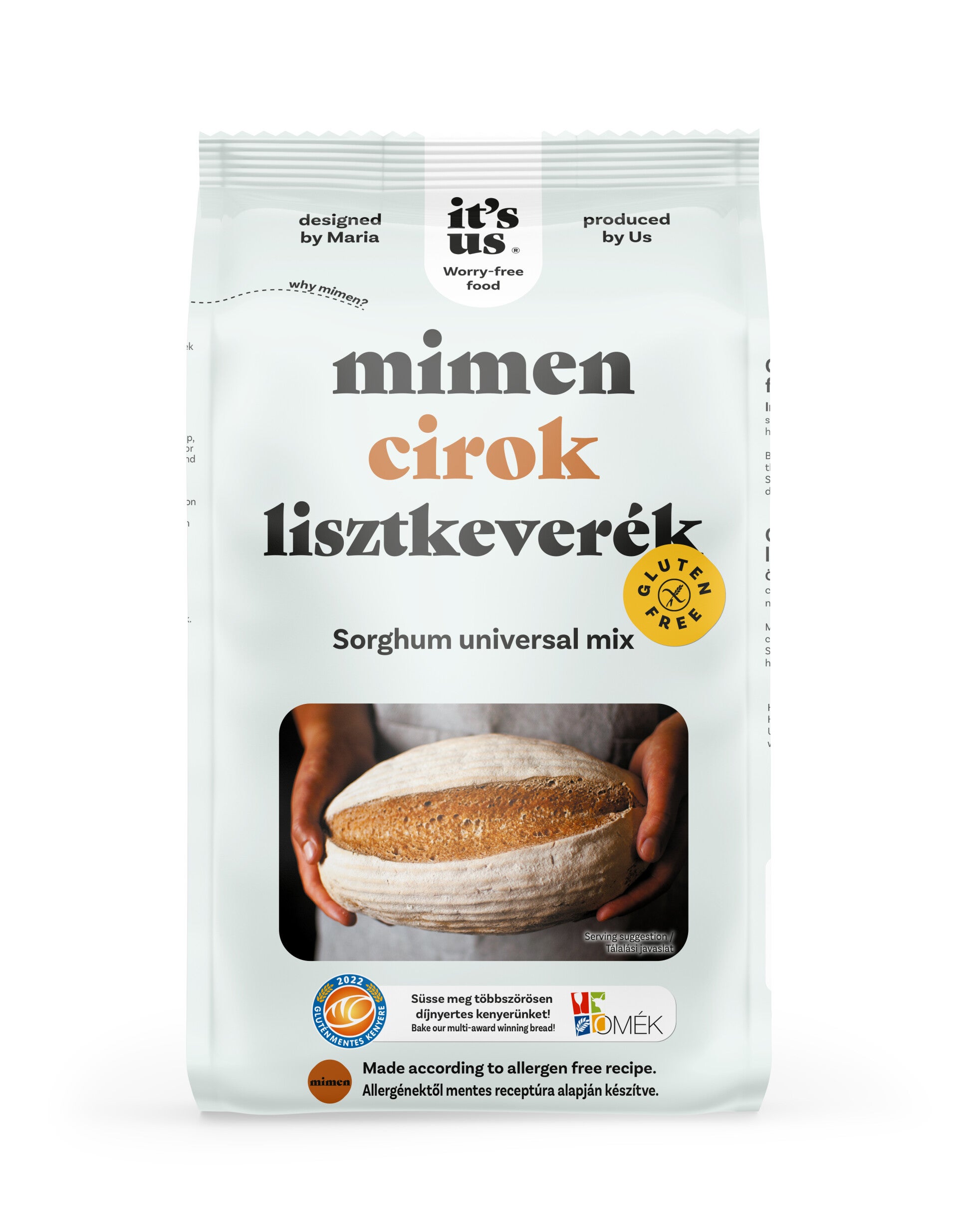 It's us MIMEN glutenfreie Sorghum-Backmehlmischung - 500 g
