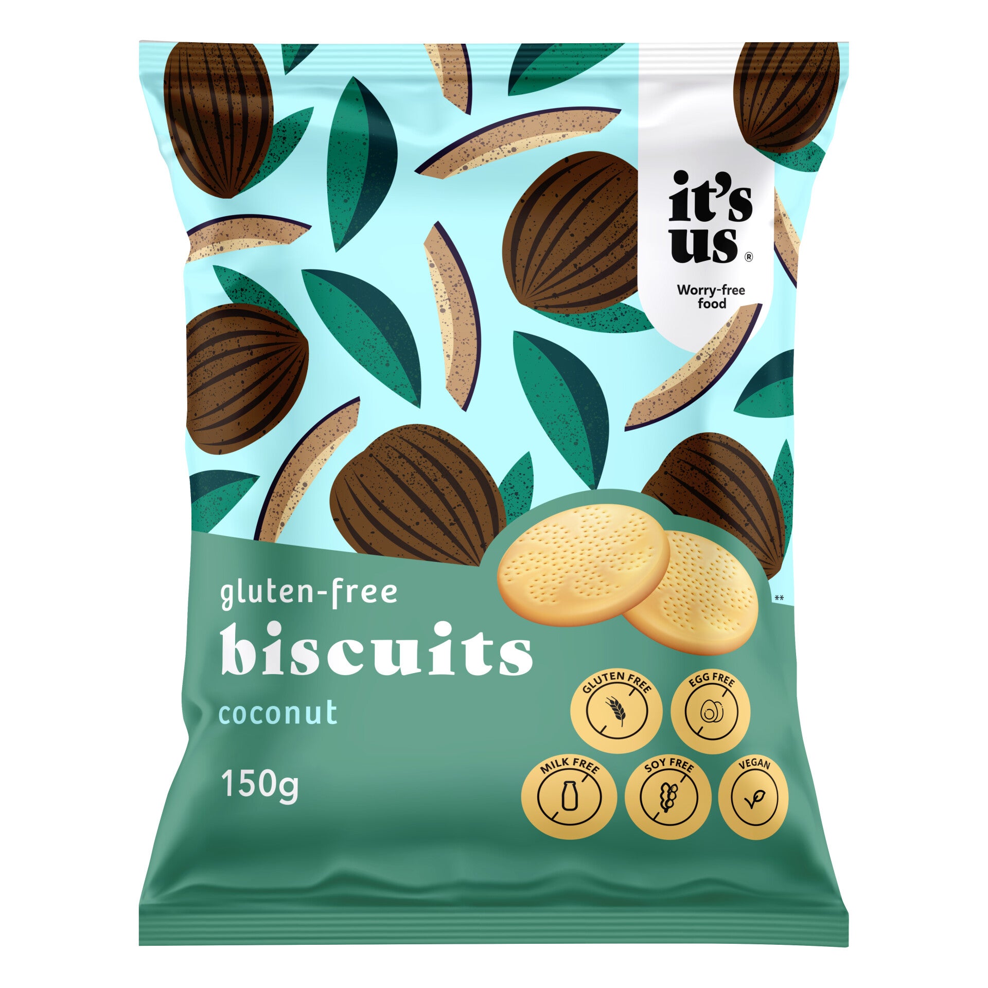 It’s Us Mürbeteigkekse, Kokosgeschmack – 150g