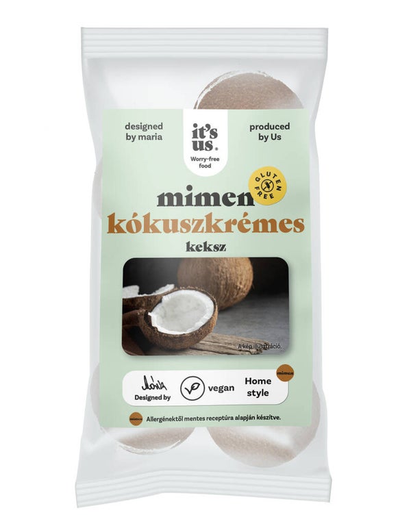 Mimen Kokoscreme - Kekse 150g