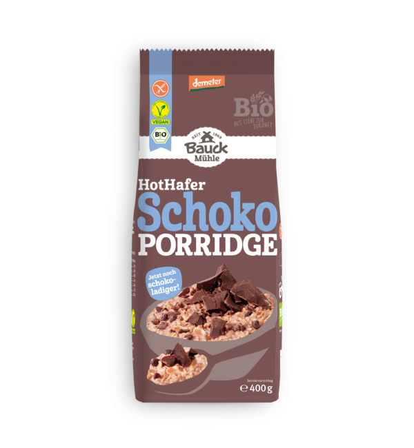 Bauck Mühle Hot Hafer Schoko Porridge