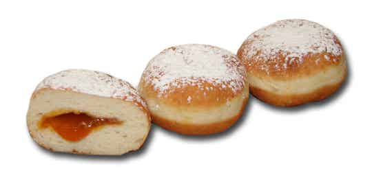 Krapfen mit Marillenmarmelade - 1 Stück a 90g