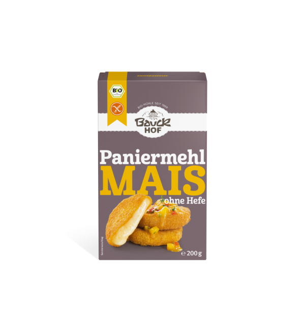 Mais Paniermehl ohne Hefe glutenfrei Bio 200g