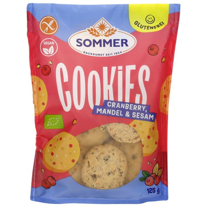 Cookies Cranberry Mandel Sesam 125g