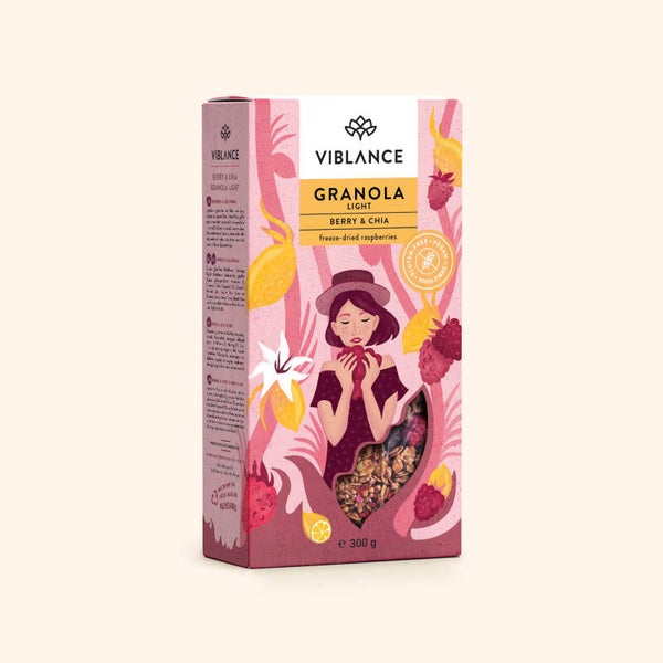 Viblance Beeren & Chia Granola Light