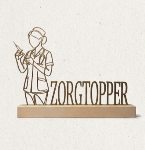 Line Art Zorgtopper