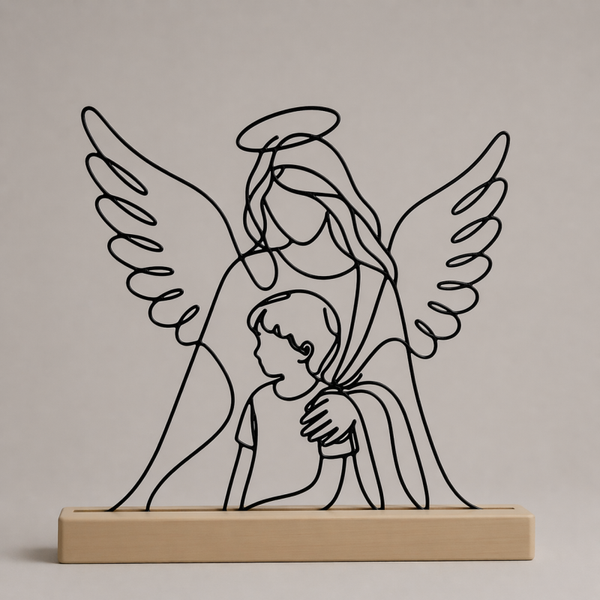 Line Art Beschermengel