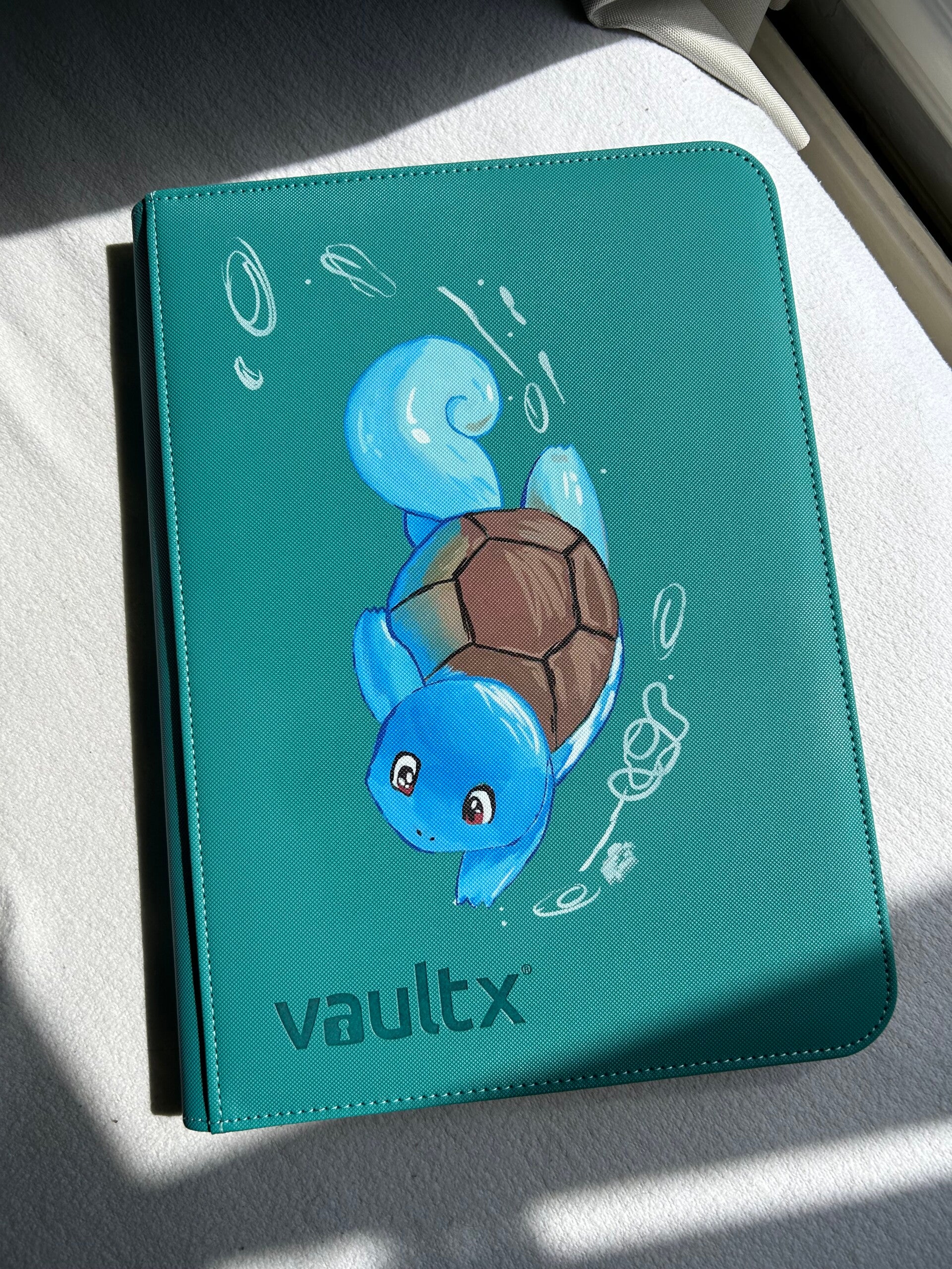Squirtle binder 3x3 - handgeschilderd