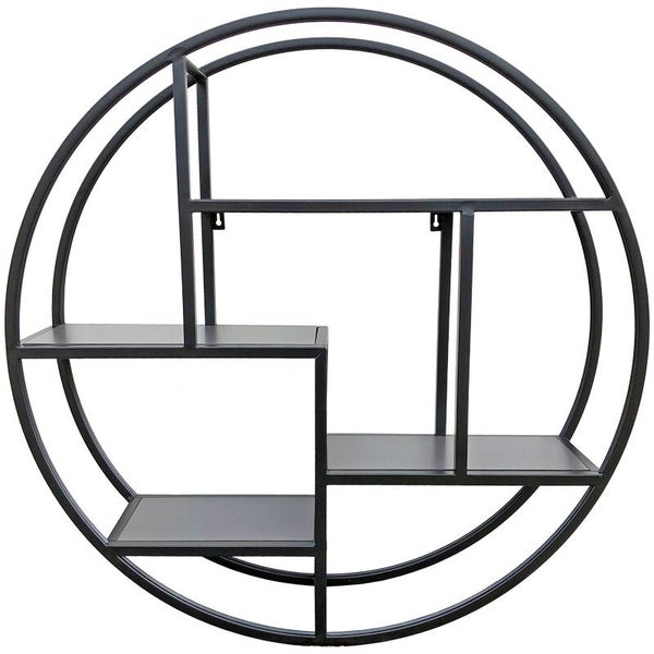 Industrieel Rond Wandrek Ø80 x D18 cm