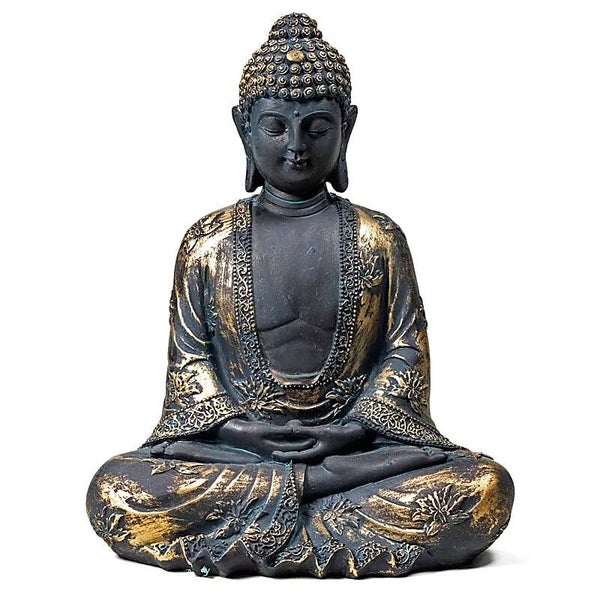 Meditatie Boeddha antieke finish Japan