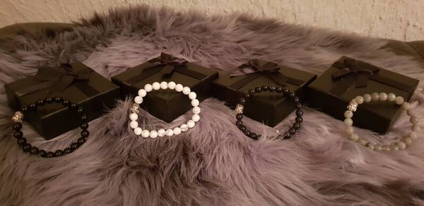 8MM ARMBAND ZWARTE ONYX BOEDDHA