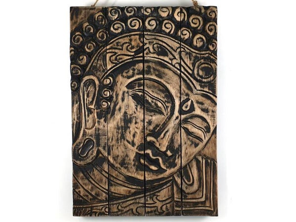budha 55x39cm black wash