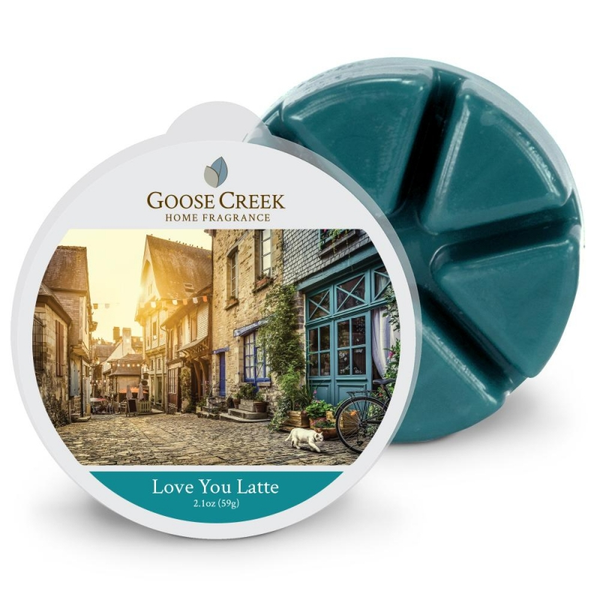 Love You Latte wax melt Goose Creek Candle