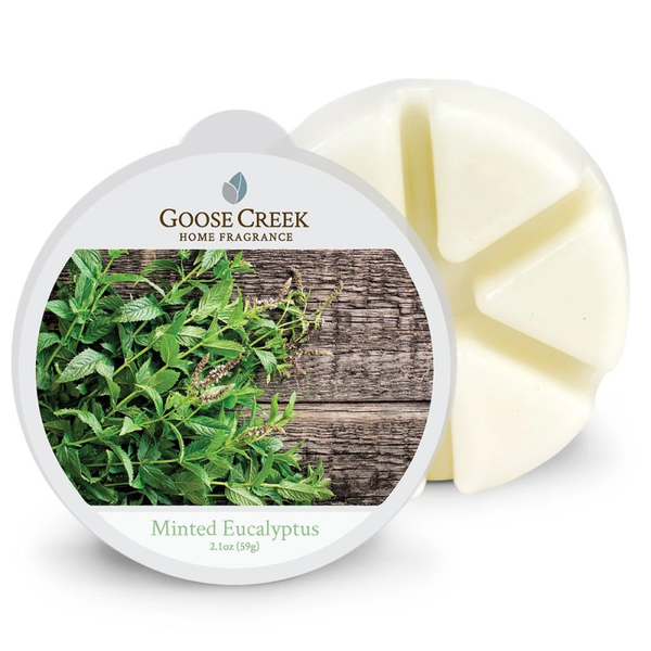 Minted Eucalyptus wax melt Goose Creek Candle
