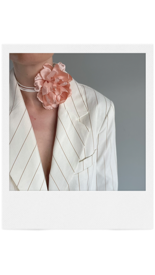 Flower Choker | Dusky Rose
