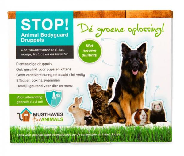 STOP! Animal Bodyguard anti teek/vlo druppels