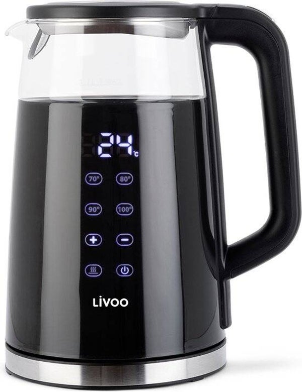 Livoo - DOD198 - Digitale Waterkoker - 1.7 L - Instelbare temperatuur - Warmhoudfunctie