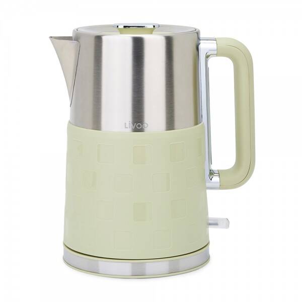 Livoo Waterkoker – 1,7L – 2200W – RVS – Matcha Groen
