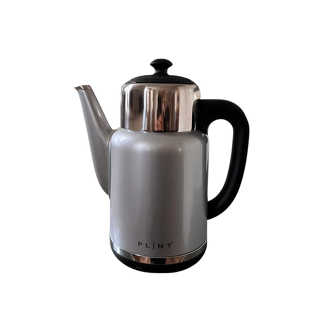 Plint Retro-Look Waterkoker kanvormig 1,7 l. - Chrome Retro-Look Vintage