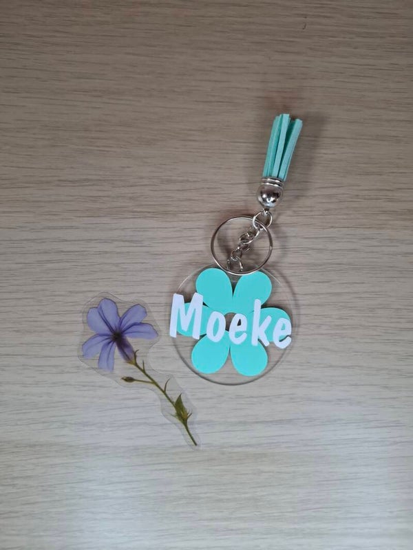 Sleutelhanger plexi moeke