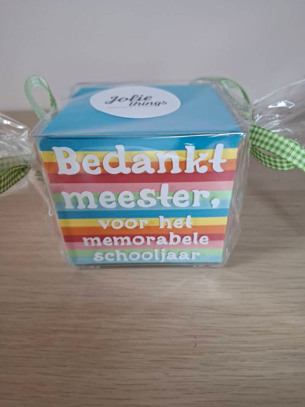memoblok meester