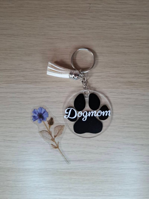 sleutelhanger plexi dogmom