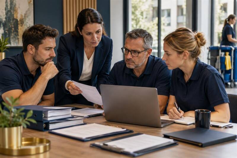 Team prüft Antworten eines KI-Assistenten anhand der Originalunterlagen