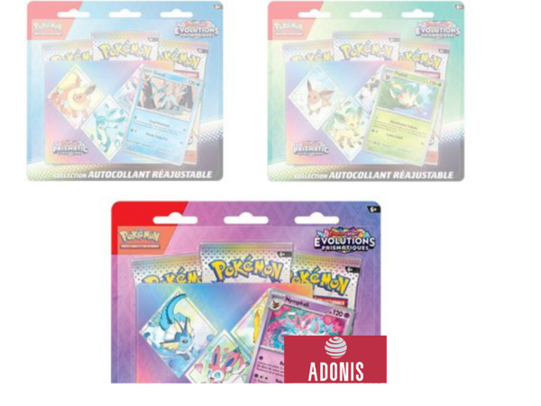 POKEMON TRIPACK 8.5 ÉVOLUTIONS PRISMATIQUES (BLISTER FR)