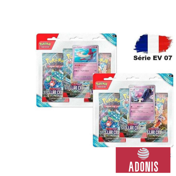 BLISTER DE 3 BOOSTERS COURONNE STELLAIRE EV07 (FR)