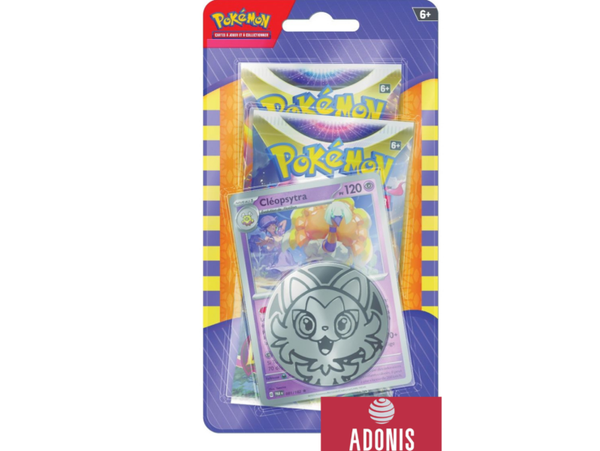 Pokémon Blister Pack 2 Boosters + Promo Cléopsytra