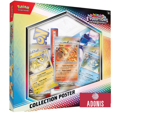 POKEMON COFFRET POSTER 8.5 ÉVOLUTIONS PRISMATIQUES (FR)