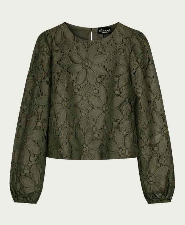 Elvira Blouse Charlie - Khaki