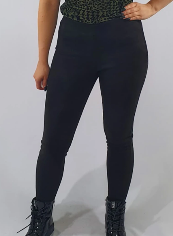 Legging Celina - Suedelook Black
