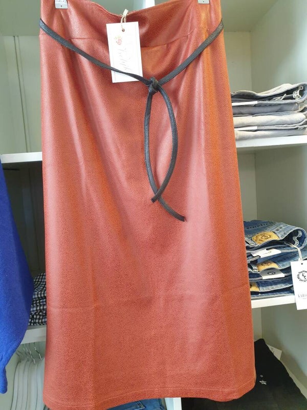 Rok Nice Long - Leatherlook Rust