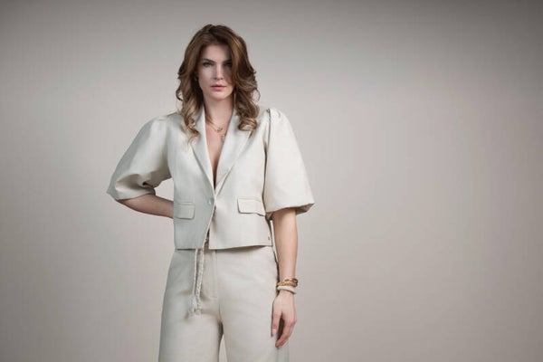 Elvira Blazer Yara - Sand Linen
