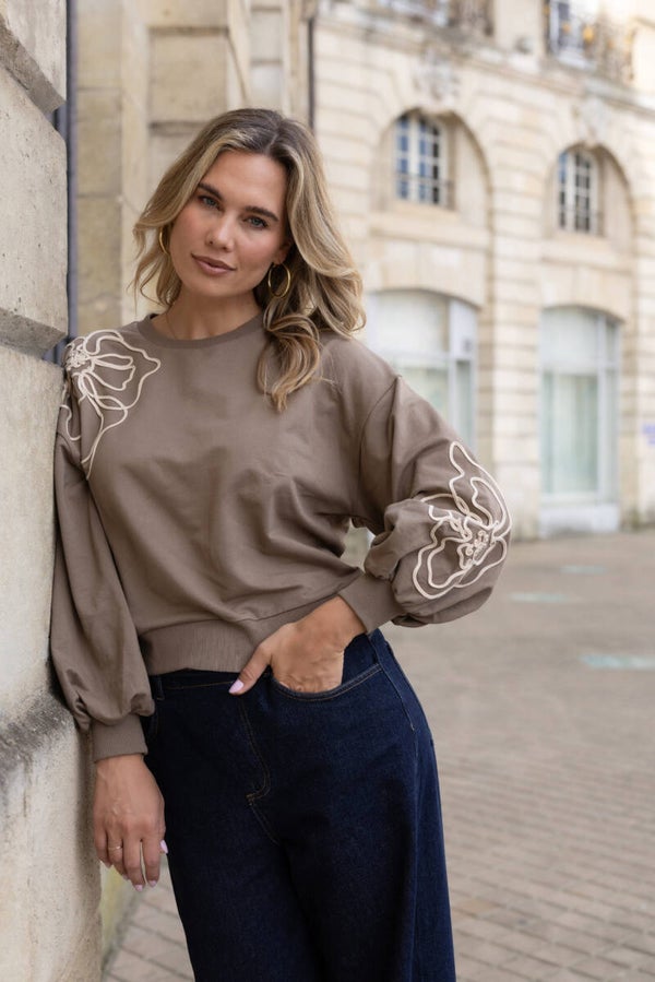 Elvira Sweater Liora - Cappuccino