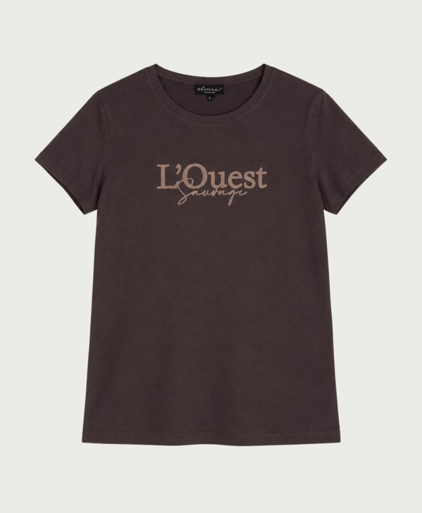Elvira T-shirt L'Quest - Dark Coffee