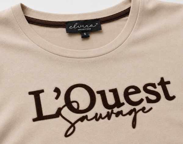 Elvira T-shirt L'Quest - Warm Ivory