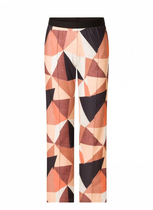 ES&SY Broek Becca - Brown Multi Colour