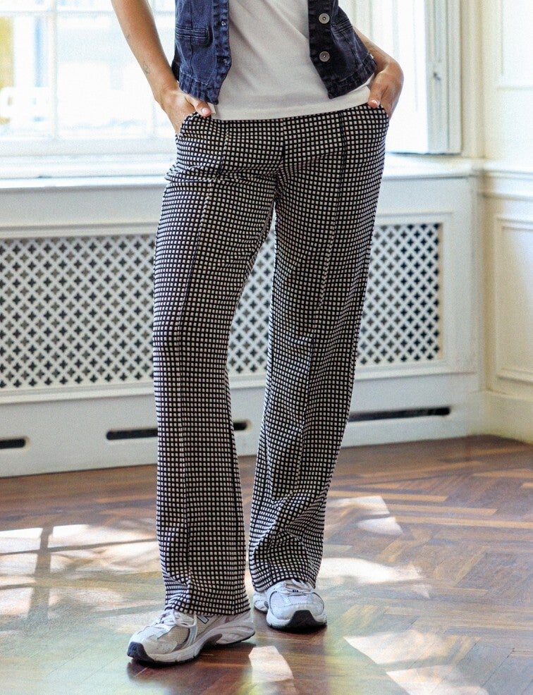 Ivy Beau  Broek Shanna - Black & White