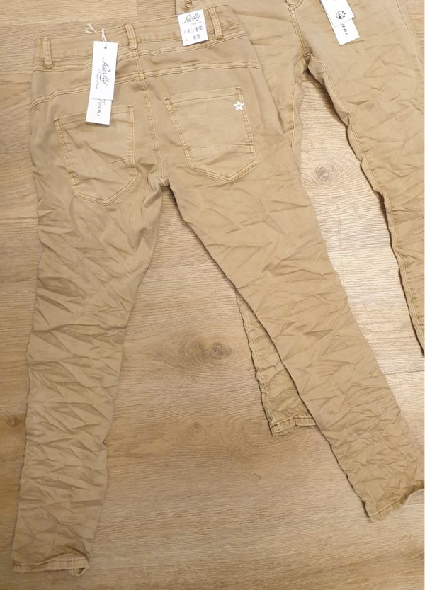 Jewelly Jeans - Camel rits (JW22119-50)