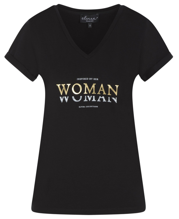 Elvira T-shirt Woman - Black