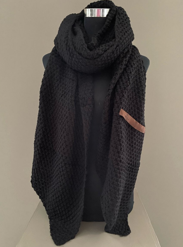 Sjaal Stras4You - Wikkel Zwart