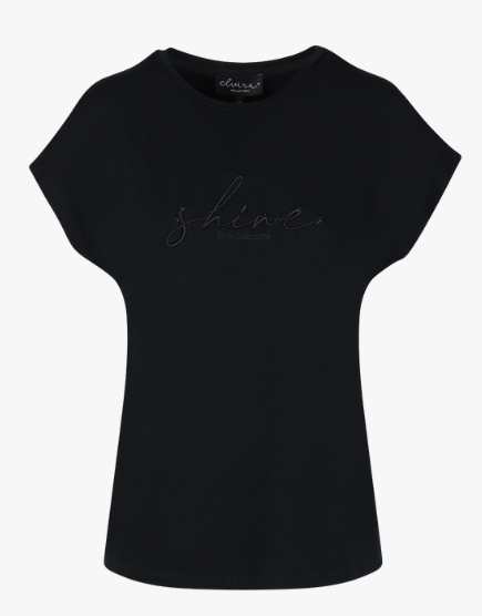 Elvira T-shirt Shine - Black
