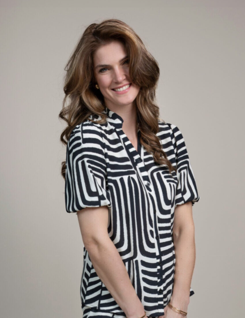 Elvira Blouse Abby - African Zebra