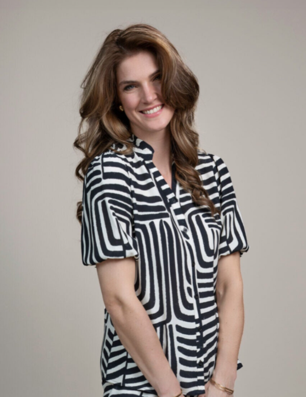 Elvira Blouse Abby - African Zebra