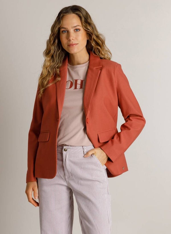 Ivy Beau Blazer Doortje - Barn Red