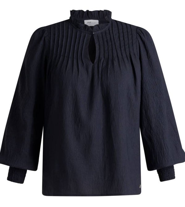 Ivy Beau Blouse Hedy - Dark Blue