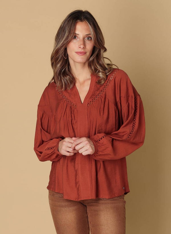Ivy Beau Blouse Soumia - Caramel